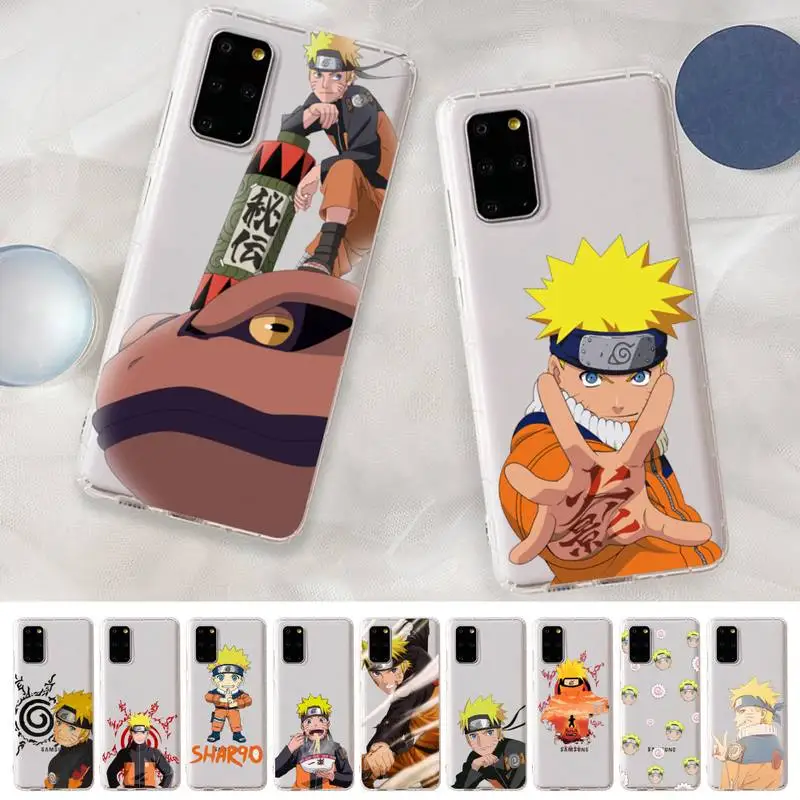 

BANDAI Cute Anime Uzumaki Naruto Phone Case for Samsung S20 S10 lite S21 plus for Redmi Note8 9pro for Huawei P20
