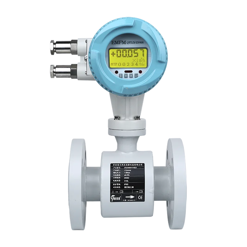 

Sulfuric acid flow meter PFA liner electromagnetic liquid flow meters