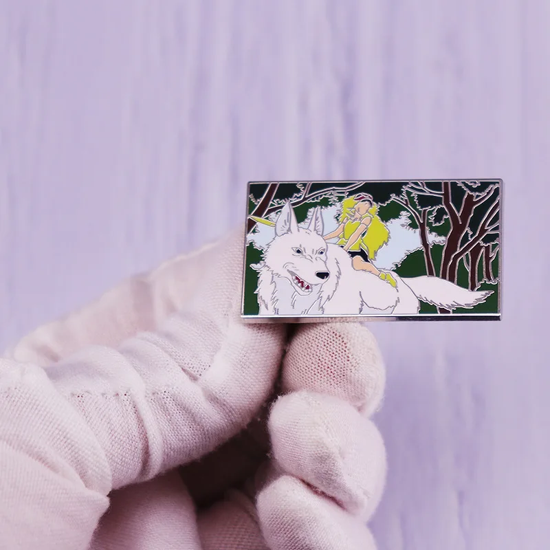 Милые значки из аниме вещей эмалированная заколка ювелирные броши на одежду