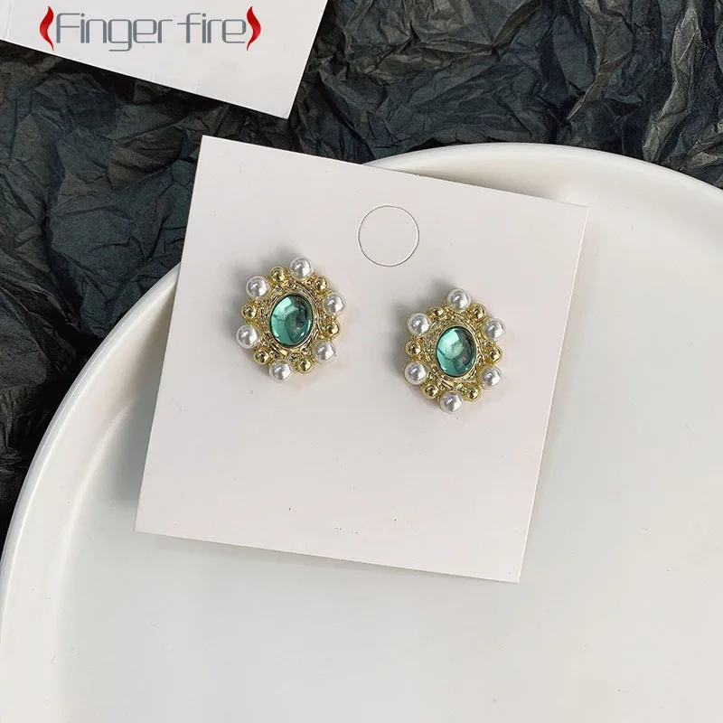 

Exquisite Fashion Court Style Stud Earrings Bridal Engagement Banquet Anniversary Celebration Luxury Jewelry