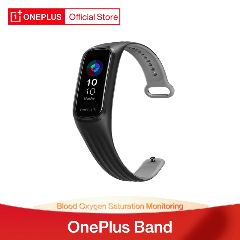 Новый OnePlus Band мониторинг насыщения крови кислородом 24/7 фитнес-компаньон 5ATM / IP68