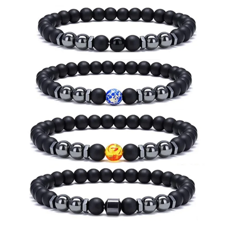 

Magnetic Anklet Brazilian Black Stone Loss Magnetic Therapy Bracelet Weight Loss Slimming Health Care Jewelry Dropshipping