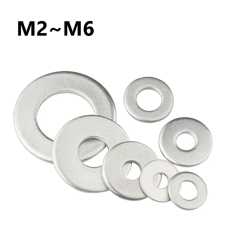 

Оцинкованные плоские шайбы из углеродистой стали M2 M2.5 M2.6 M3 M4 M5 M6