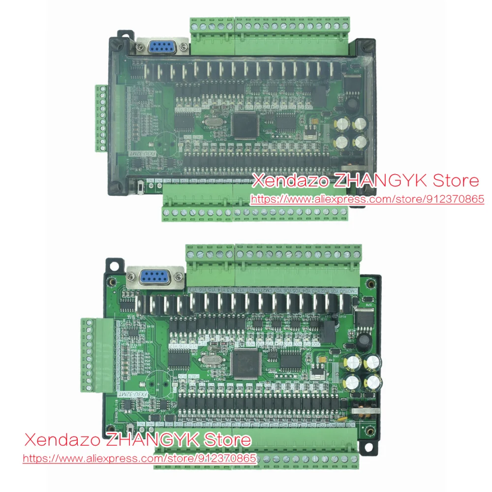 Программируемая логическая плата управления PLC FX3U-32MT 16 входов выходов RS232/RS485 |