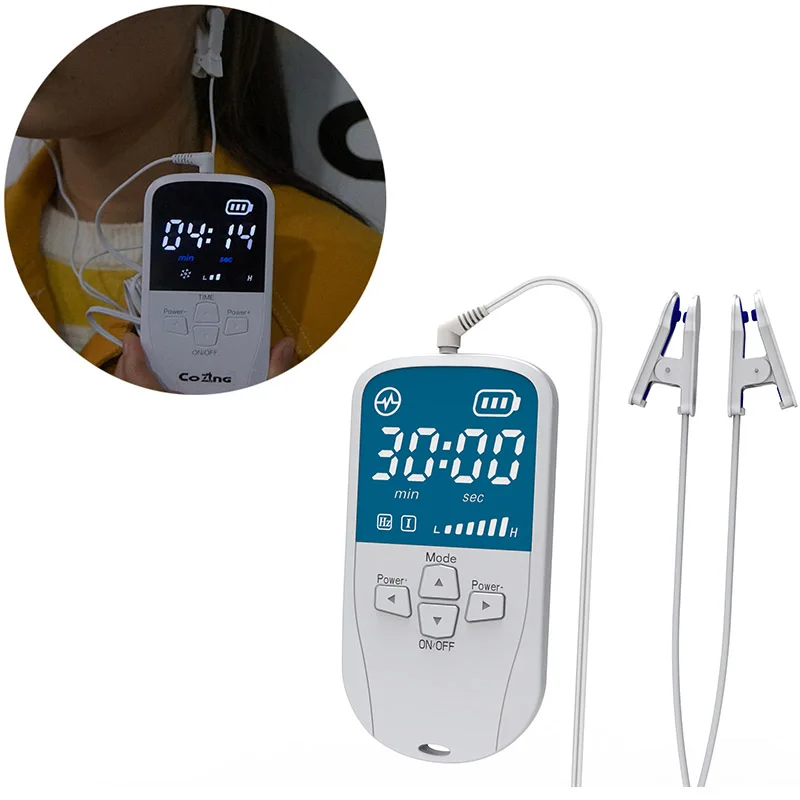 

100% New Insomnia Anxiety Depression CES Therapy Device Anxiety Relief Alpha-Stim Electronic Apparatus Sleeping Aid Device