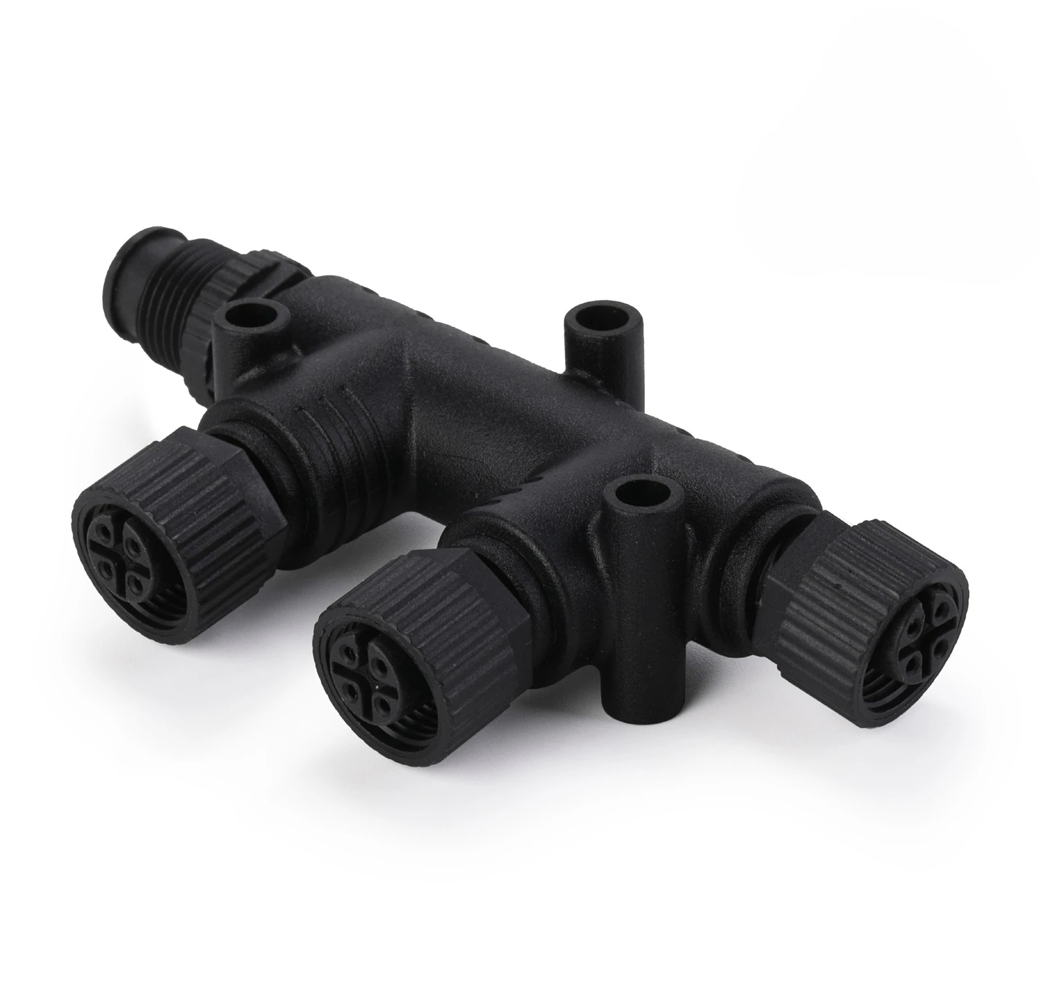 

NMEA 2000 T Connector 4 Port 5Pin M12 Thread IP67 Waterproof NMEA 2000 (N2k) (Tee) T-Connector for Lowrance Simrad B&G