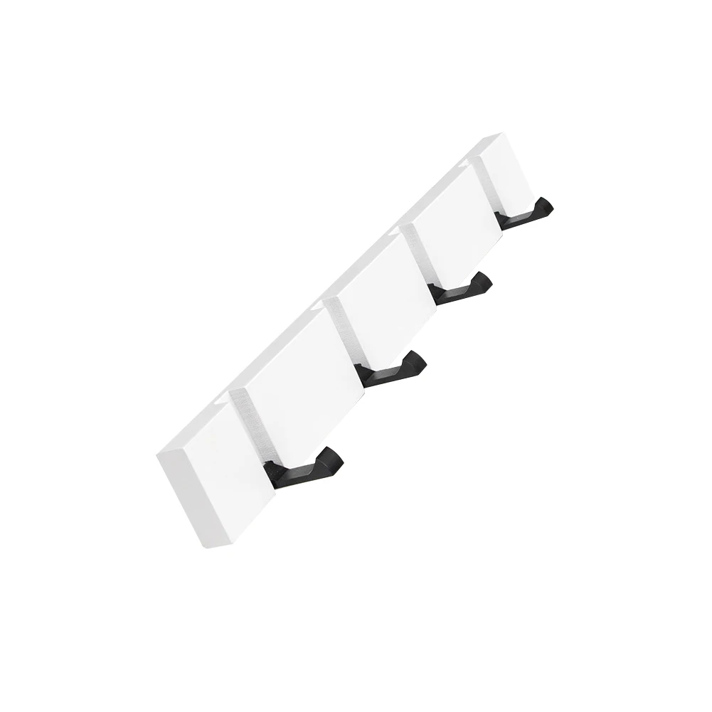 

Retractable Easy Install Decoration Clothes Storage Rack Bedroom Bathroom Wooden Dormitory Wall Hook Door Hanger No Drilling