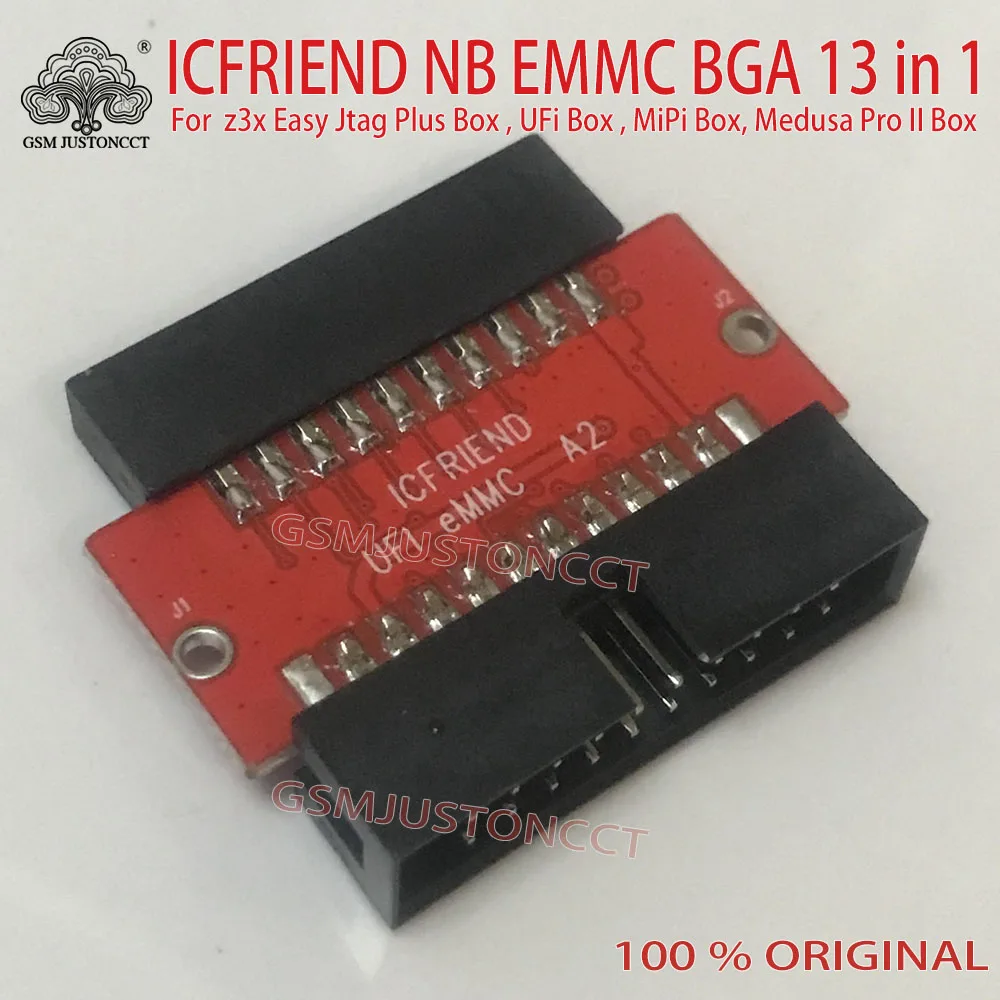 Новинка ICFRIEND Emate box E-mate X EMMC BGA 13 в 1 поддержка BGA100/136/168/153/169/162/186