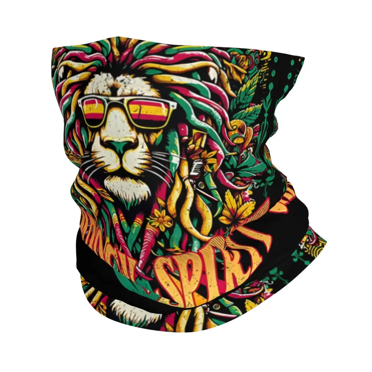 Rasta Lion Jamrock Spirit женский шарф бандана Шея Гетры чехол для лица повязка на голову