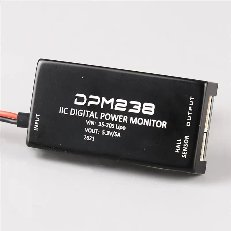 Фото [НОВИНКА!CCDD] Совместимый с PIXHAWK PX4 цифровой датчик тока Холла DPM238 I2C GH1.25-6P 300A, высоковольтный измеритель мощности 12S №3