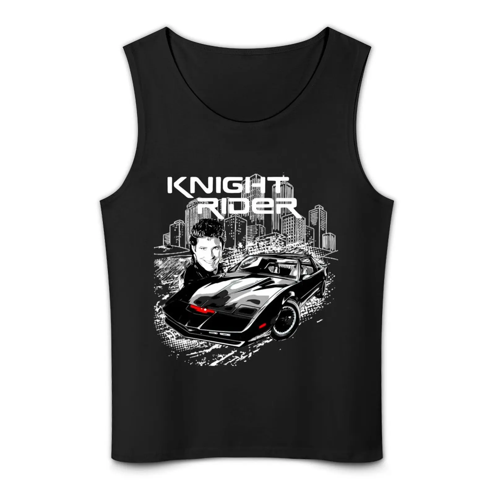 K2000 Knight Rider Tank Top летний жилет для мужчин Мужская футболка мужская спортивная