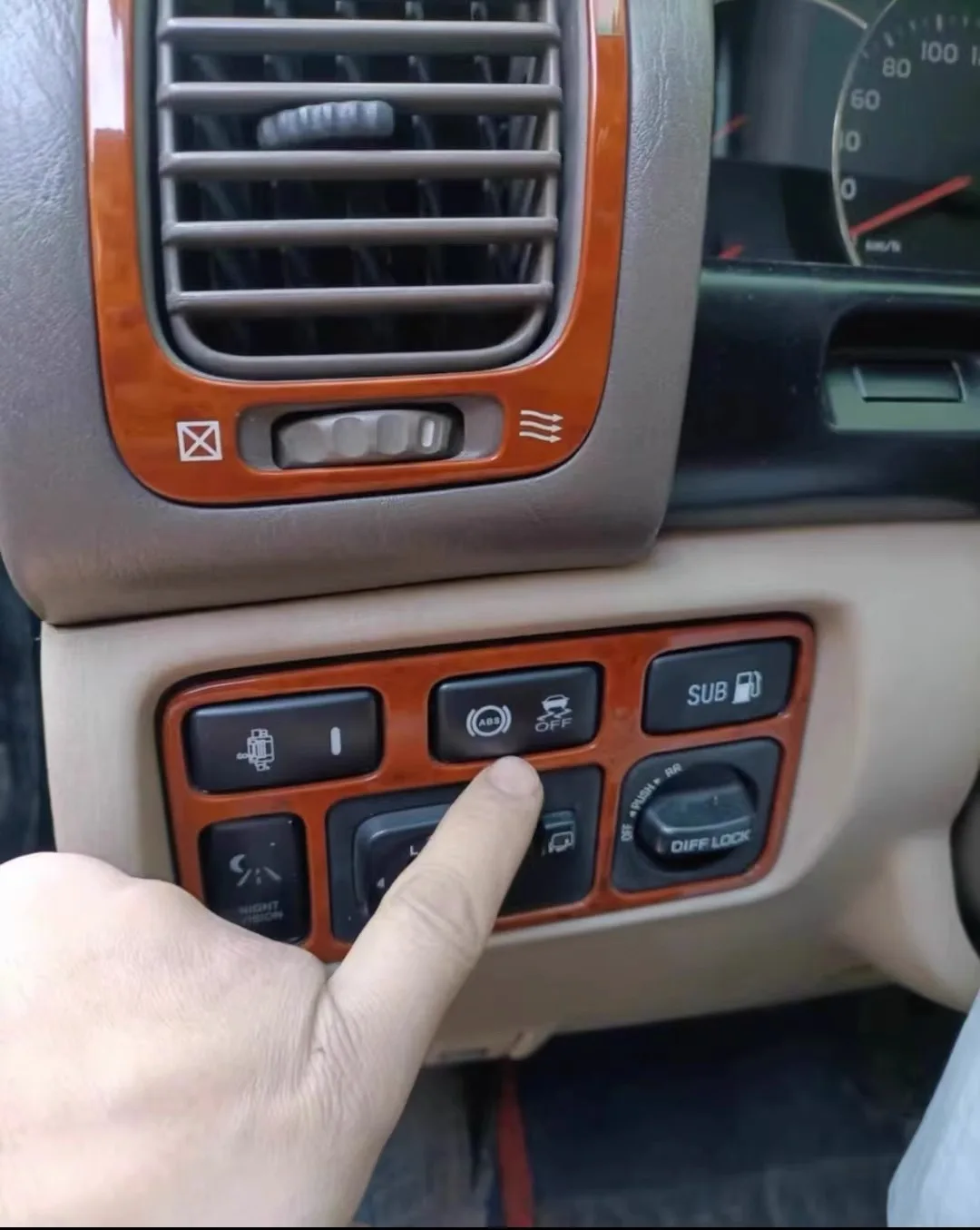 Противоскользящий переключатель для Land Cruiser LC100 Off-Road ABS 4500 отсоединяющий жгут