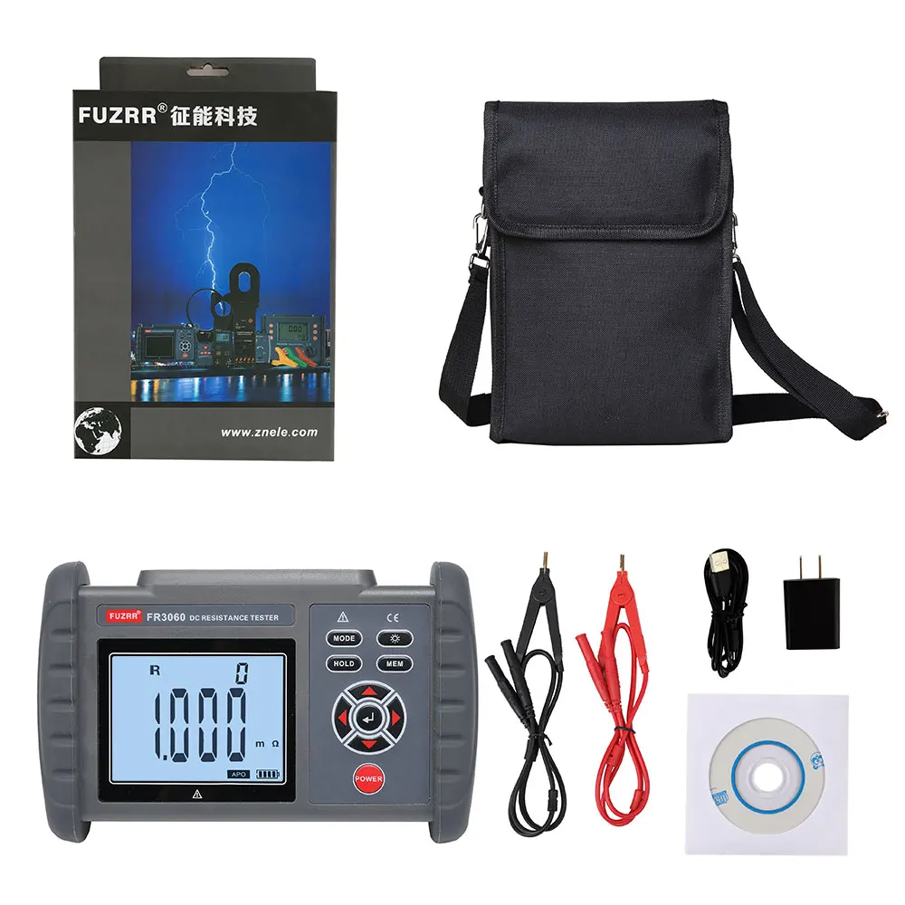 

FUZRR FR3060A Микроомметр для измерения импеданса обмотки трансформатора