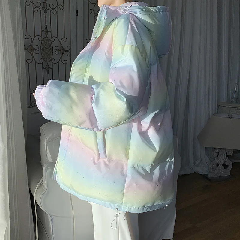 Winter Jacket Men Warm Fashion Casual Thickened Down Jacket Men Streetwear Korean Loose Hooded Short Coat Mens Parker Clothes