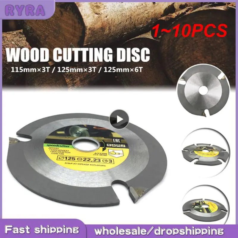 

1~10PCS woodworking slotted blade 115/125mm carbide circular saw blade disc cutting blade angle grinder woodworking saw blade
