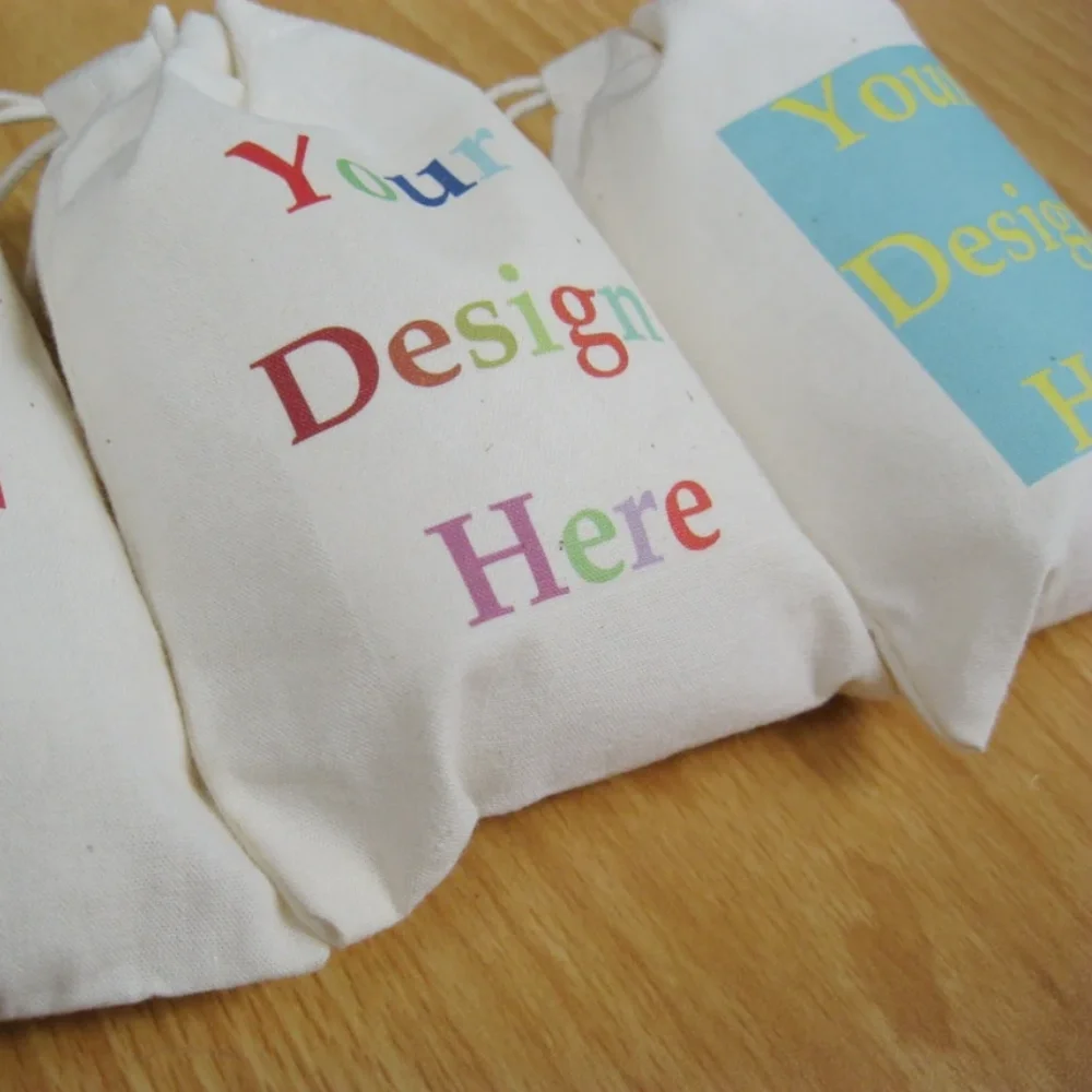 20 шт. персонализированные муслиновые сумки на заказ | Сумки для ювелирных изделий