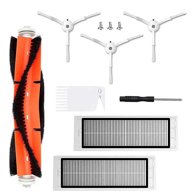 

Main Brush Side Brushes Hepa Filter For Roborock S50 S51 S55 S5 S6 Robot Vacuum Cleaner Kit
