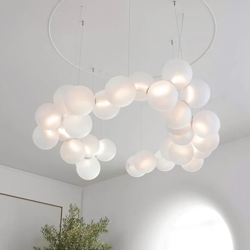 

Nordic Modern Hanging Lamps for Ceiling Magic Beans Pendant Lights Living Room Shop Chandelier Loft Room Decor Restaurant Lustre