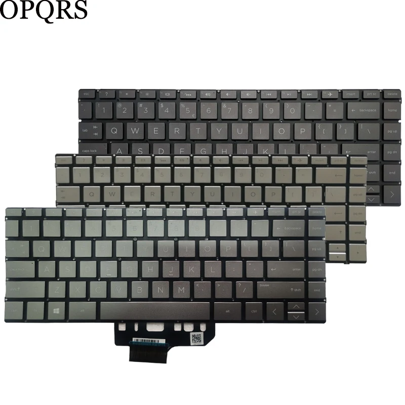 

US laptop keyboard for HP Spectre x360 13-W 13-W000 13-W010CA 13-W013DX 13-W020CA 13-W023DX 13-W030CA silver/gray/black Backlit