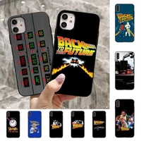 movie back to the future phone case for iphone 11 12 13 mini pro max 8 7 6 6s plus x 5 se 2020 xr xs funda cover
