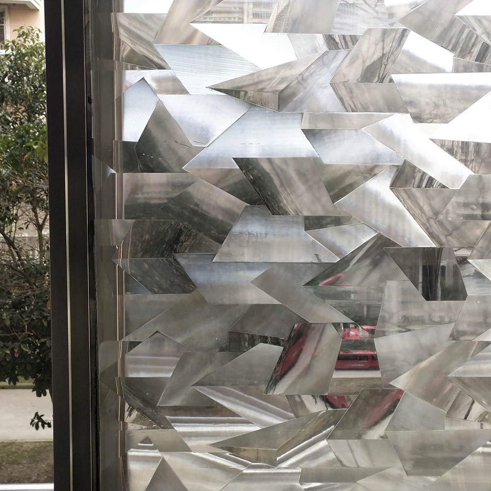 

Оконные пленки для конфиденциальности 90*200 см, 3D Кристальный эффект, без клея, статическая липкая стеклянная наклейка, пленка для покрытия о...