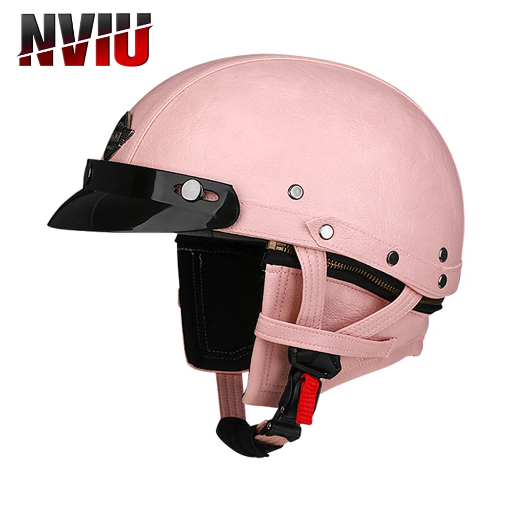 

Винтажный немецкий мотоциклетный шлем, полушлем для скутера, ретро Casco Moto DOT, сертификация для мужчин и женщин