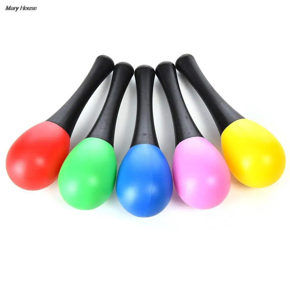 

1Pc Sand Hammer Maraca Rattle Shaker Kids Musical Instruments Baby Sound Music Toy Random Color