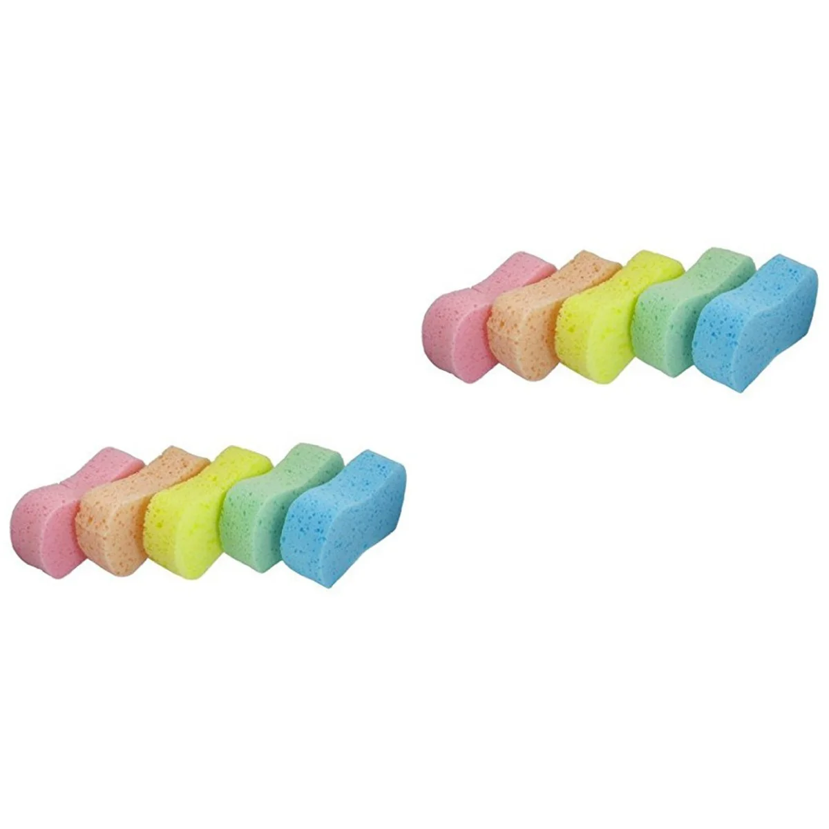 

10 Pcs Car Wash Sponges Bone Design for Polishing Porous Car Wash Sponges
