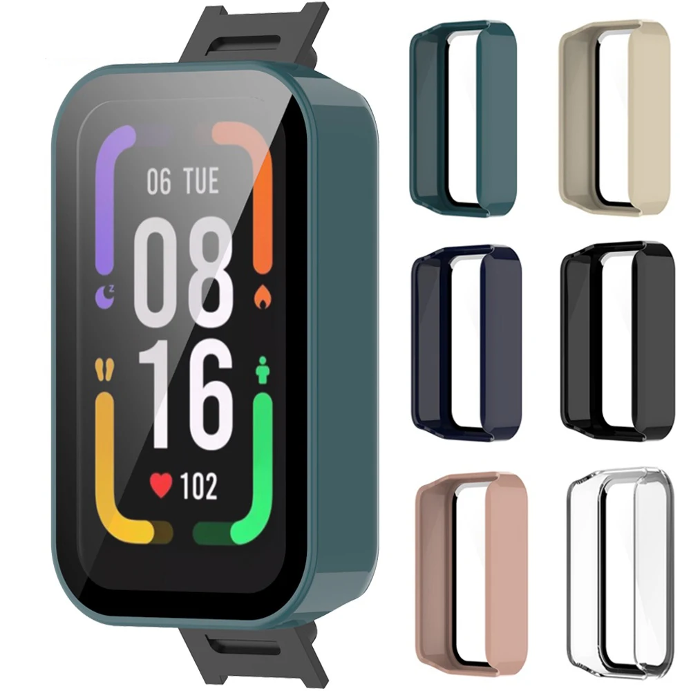 

Чехол для Redmi Smart Band Pro, защитный чехол с полным покрытием для Xiaomi Redmi Band Pro, защита экрана, чехол из закаленного стекла