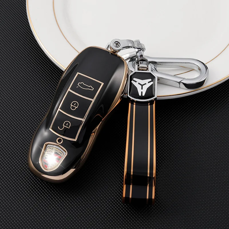 

Key Protective Case For Porsche Cayenne 9ya Boxster Carman Panamera 971 911 Macan 958 718 918 987 Gt3 Accessories