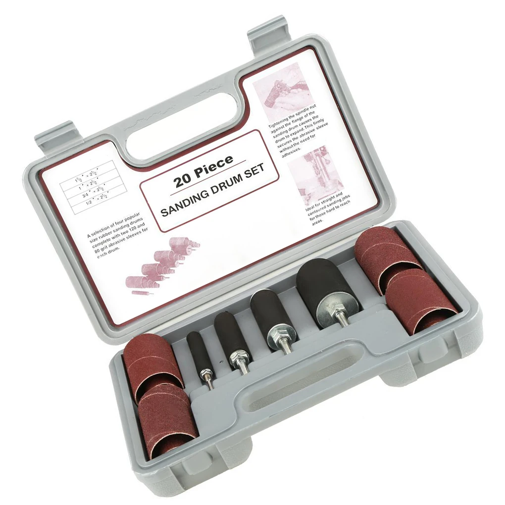 

Drum Sander Sanding Kit Drill Press Spindle Set Fine Workmanship Convenience
