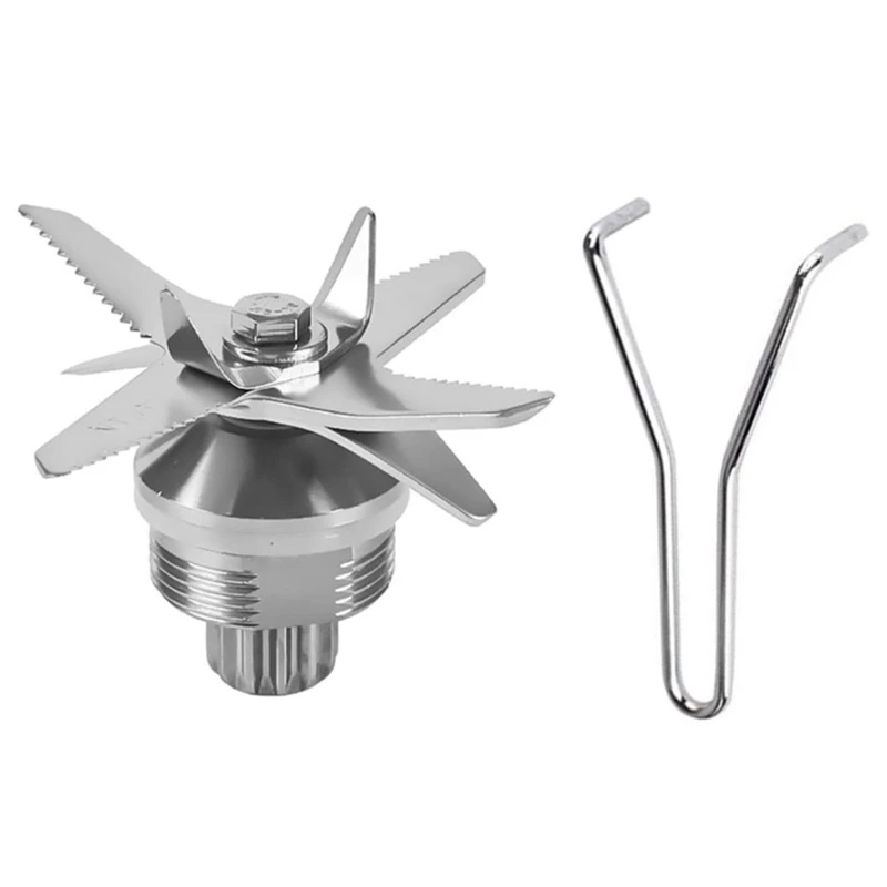 

Stainless Steel Blender Blade Blender Replacement Part Blender Blade Head with Wrench Tool Kitchen Blender Supplies
