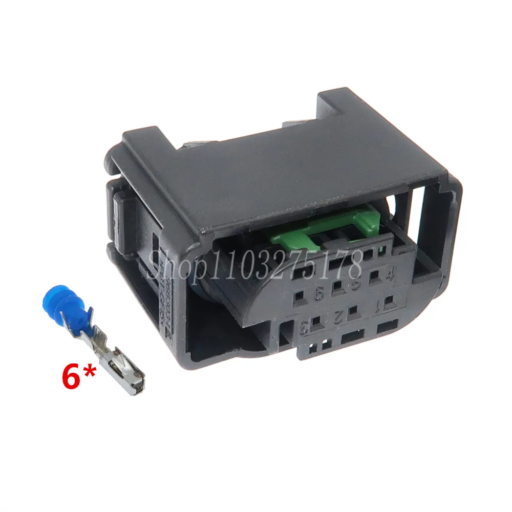 

1 компл. 6 контактов 1-967678-1 миниатюрный Автомобильный датчик дроссельной заслонки Электрический разъем пластиковый корпус водонепроницаемый разъем