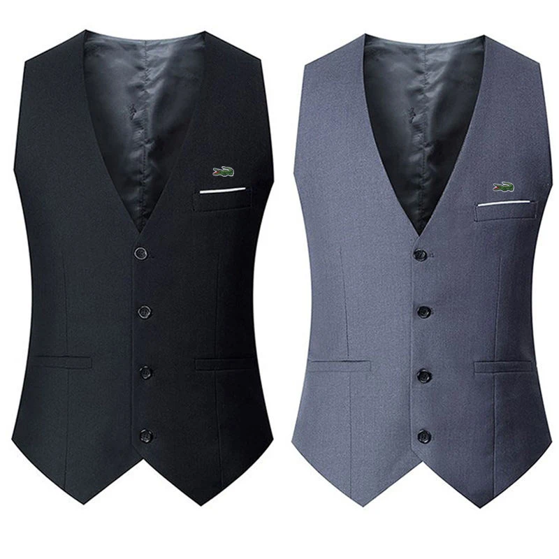 

Жилет CARTELO, мужской жилет, Корейская версия приталенного делового костюма, маленький жилет, лето