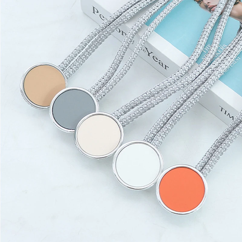 

Галстук для занавески, современный минималистичный занавес макарон, галстук-занавеска, занавеска, пряжка, аксессуары для комнаты, аксессуа...