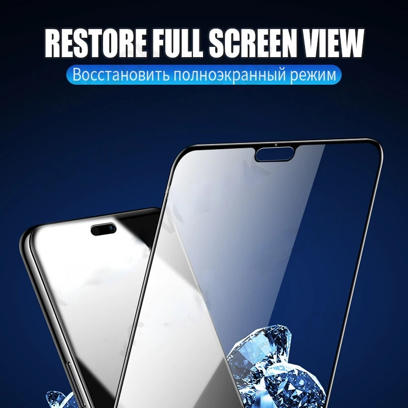 

NEW 11D Protective Glass On For Huawei P20 Pro P10 Lite Plus Screen Protector Glass P30 P40 Lite E P Smart 2019 Tempered Glass F