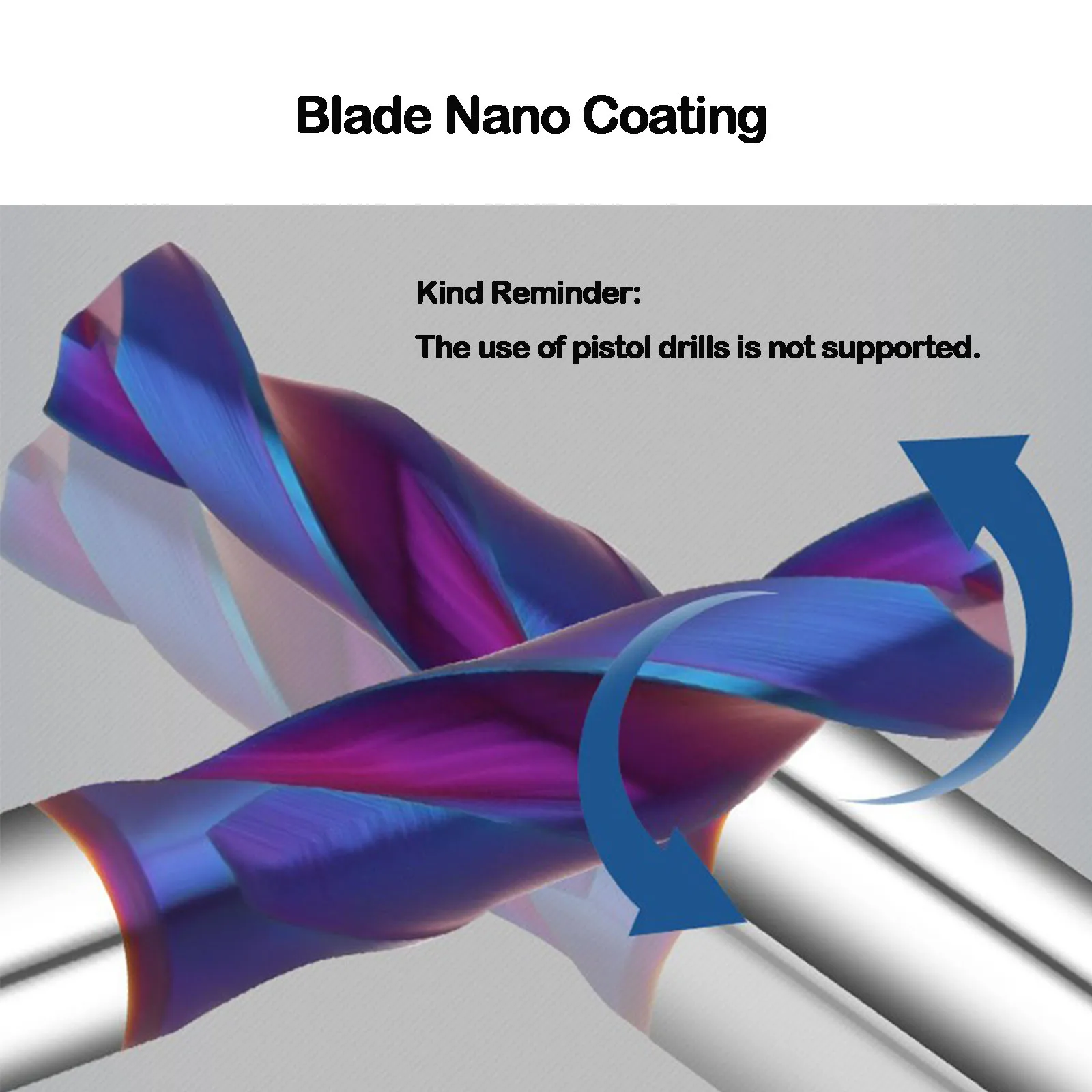 HRC65 ° твердосплавное нано-покрытие спиральное сверло удлинение Инструменты для