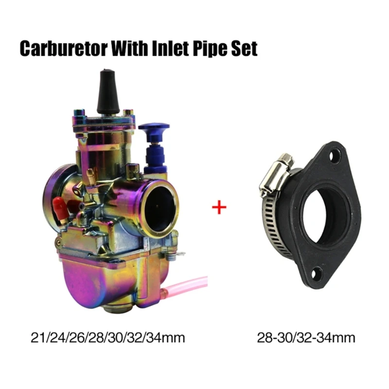 Карбюратор для мотоцикла с Power Jet 21 24 26 28 30 32 34 мм квадроцикла объемом 50-350 куб.см.