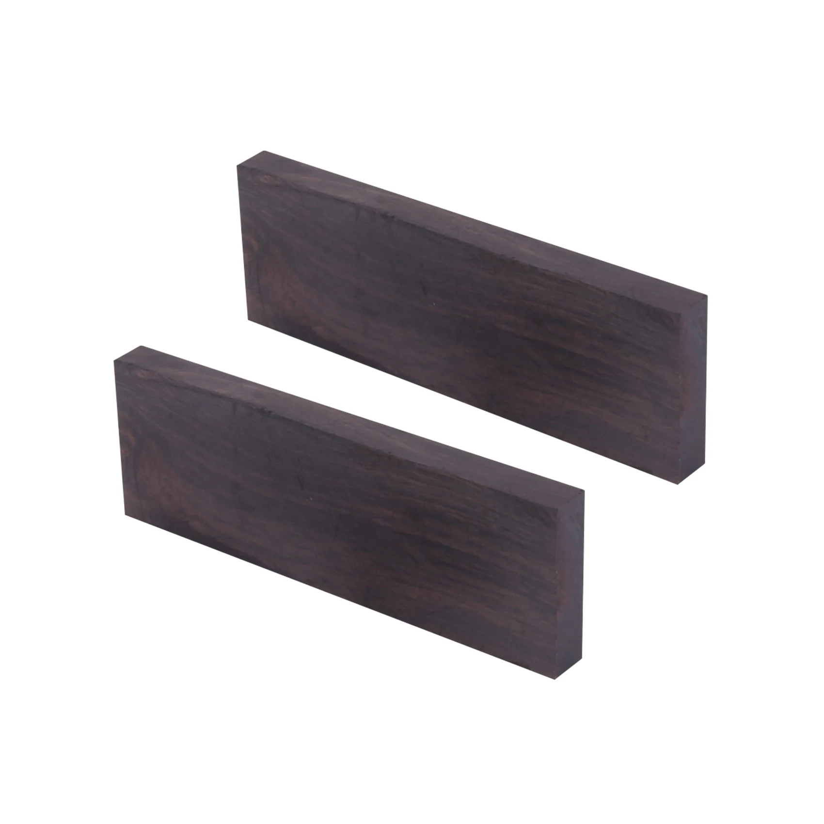 

2 Pcs Black Ebony Lumber Wood Timber Handle Plate for Music Instruments DIY Tools 3/8 Inch X 1.5 Inch X 5 Inch