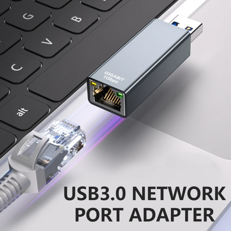 Адаптер сетевого кабеля Ethernet LAN USB/USB C к адаптеру для телефонов Прямая поставка