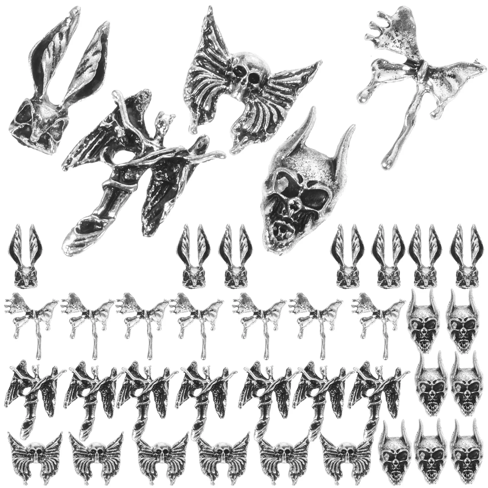 

Nail Charms Punk Nail Charms Skull Nail Charms Skull Nail Art Charms DIY Nail Decoration Nail Art Accessories Gothic Charms