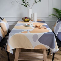 waterproof print tablecloth rectangle table cloth cover kitchen tea coffee desk dining oil proof party hotel home table cloth