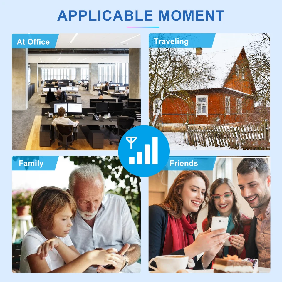 Lintratek 5 Band Signal Repeater 800 900 Cellular Amplifier GSM 2100 1800 LTE Booster 4band 2G 3G 4G Internet Signal Amplfier