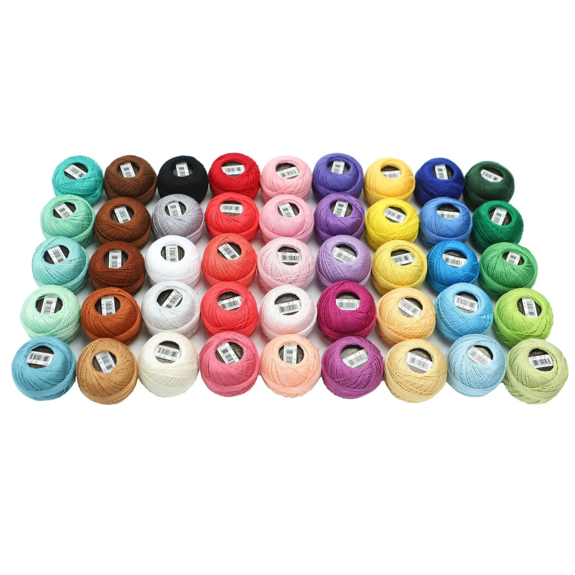 45 цветов 8 размеров 10 грамм хлопковая кружевная линия Египет длинная флисовая