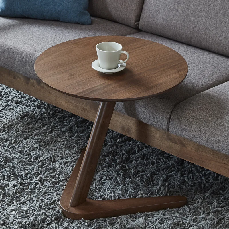 

Маленький кофейный столик в скандинавском стиле, минималистисветильник ый роскошный грецкий орех для гостиной, балкона, многофункциональн...