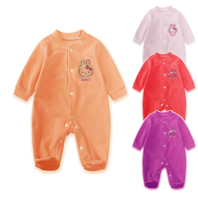 

2022 Baby Clothes Set Full Sleeve Cotton Pijama 0-9 Month New Born Baby Girl Rompers Pyjama Bebe Fille Baby Sleepers Body