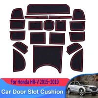 car door groove mat for honda hr v vezel hrv h rv 20152019 anti slip rubber styling cushion rubber stickers car accessories mat