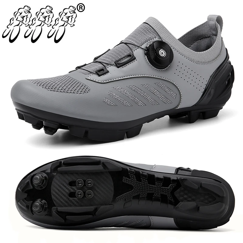 

New Men's Cycling Sneakers Outdoor MTB Riding Sports Shoes Self-Locking Mountain Bike Shoes For Men SPD Speed Road Bicycle Shoes