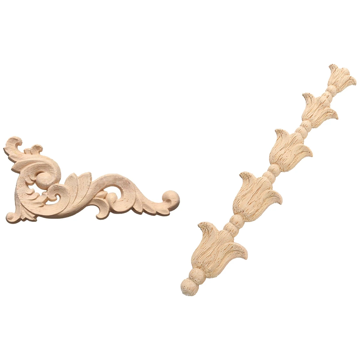 

2 шт., деревянная настенная аппликация, 12x6 см