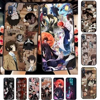 japan anime bungou stray dogs dazai osamu phone case for samsung a51 01 50 71 21s 70 31 40 30 10 20 s e 11 91 a7 a8 2018